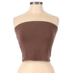 American Eagle Brown Crop Top/Tube Top